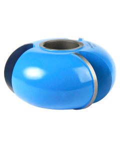 Amana Tool SC536 4" Carbide Tipped 3-Wing Flute Convex Shaper Cutter