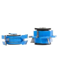 Amana Tool SC565 2-3/8" Instile and Rail Adjustable Cabinet Door 2 Piece Shaper Cutter Set