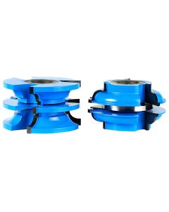 Amana Tool SC582 2-27/32" Carbide Tipped 3-Wing Stile & Rail Bead Cabinet Door Shaper Cutter Set