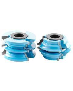 Amana Tool SC594 3 9/16" Carbide Tipped Stile and Rail Ogee Exterior Door 2 Piece Shaper Cutter Set