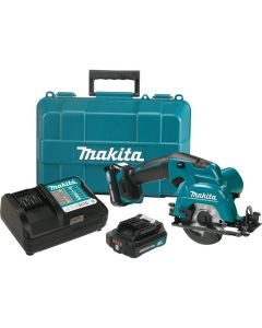 Makita SH02R1 12V Max CXT Lithium-Ion Cordless 3-3/8" Circular Saw Kit, 2.0 Ah Batteries