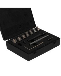 Champion Cutting Tool SMC-SET-1, 13 Piece 1/4" to 3/4" Sheet Metal Hole Cutter Set