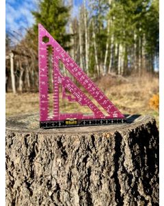 Squi.Jig FRPS75 PINK 7-1/2" Fusion Rafter Square * Limited Edition *