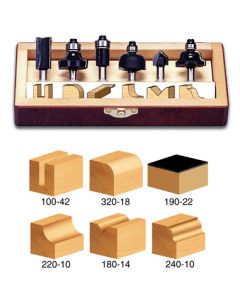 Timberline TRS-240 1/2" Carbide Tipped All Purpose Router Bit Set