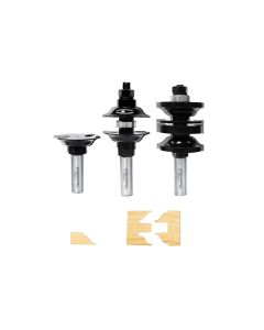 Timberline TRS-290 1/2" 3 Piece Entry and Passage Door Making Router Bit Set