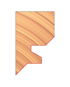 Freud UP034-IC 4-3/4" x 1-3/16" Tongue and Groove Lock Miter Shaper Cutter