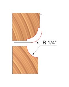 Freud UP132-IC 3-9/16" x 3/4" x 1-1/4" Comb. Convex & Concave Shaper Cutter