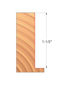 Freud UP148-IC 3-9/16" x 1-1/2" x 1-1/4" Straight Edge Shaper Cutter