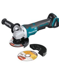Makita XAG11Z LXT 18V Cordless 4‑1/2” / 5" Paddle Switch Cut‑Off and Angle Grinder, Bare Tool