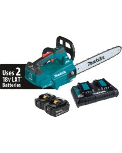 Makita XCU09PT, 36V (18V X2) LXT 16" 5.0Ah Brushless Top Handle Chain Saw Kit