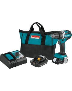 Makita XFD12R, 18V LXT 1/2" 2.0Ah Li‑Ion Compact Brushless Cordless Driver‑Drill Kit