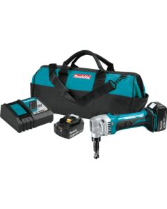Makita XNJ01T, 18V LXT 5.0Ah 16 Gauge Lithium‑Ion Cordless Nibbler Kit