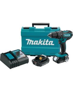 Makita XPH10R, 18V LXT 1/2" 2.0Ah Lithium‑Ion Compact Cordless Hammer Driver‑Drill Kit