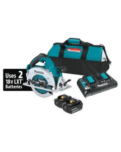 Makita XSH06PT 7‑1/4" 18V X2 LXT 5.0 Ah Lithium‑Ion Cordless Circular Saw Kit
