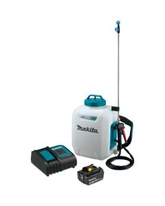 Makita XSU01SM1, 18V LXT 4.0Ah 2.6 Gallon Lithium‑Ion Cordless Backpack Sprayer Kit