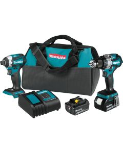 Makita XT296ST 18V LXT 5.0Ah Cordless 2‑Piece Combo Kit