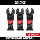 Milwaukee 49-25-1563 Nitrus Carbide Open-Lok 2" Universal Fit Multi-Tool Blade, 3 Piece