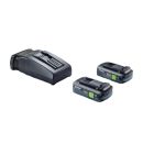 Festool 578733, 18V 2xTBX4/TCL6 2-Battery Starter Kit 