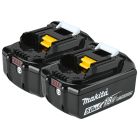 Makita BL1850B-2 LXT 18V 5.0 Ah Lithium-Ion Battery, 2-Pack