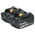 Makita BL1830B-2 LXT 18V  Lithium‑Ion 3.0Ah Battery, 2 Piece