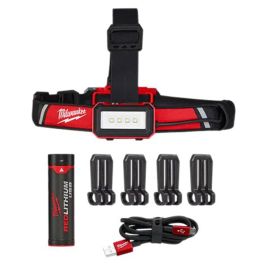 Milwaukee 2115-21 Cordless USB Rechargeable Low-Profile Head Lamp