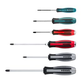 Vessel Tools 9806JSPB 6 Piece Megadora JIS Screwdriver Set