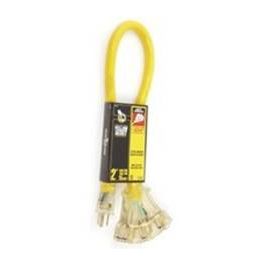 A8312002YW Tri-Way Extension Cord, 12/3 AWG