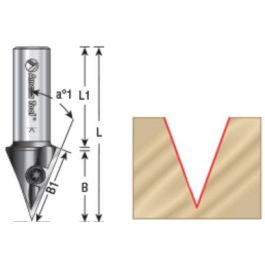 CNC V Groove, Miter Fold & Signmaking Router Bits with Solid